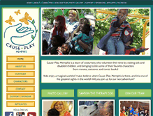Tablet Screenshot of causeplaymemphis.com
